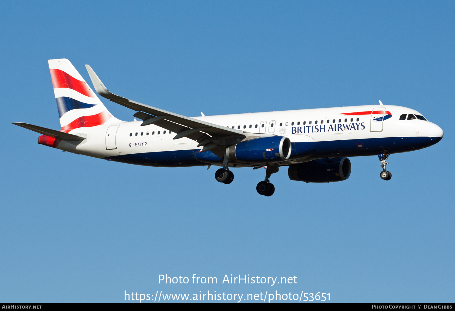 Aircraft Photo of G-EUYP | Airbus A320-232 | British Airways | AirHistory.net #53651