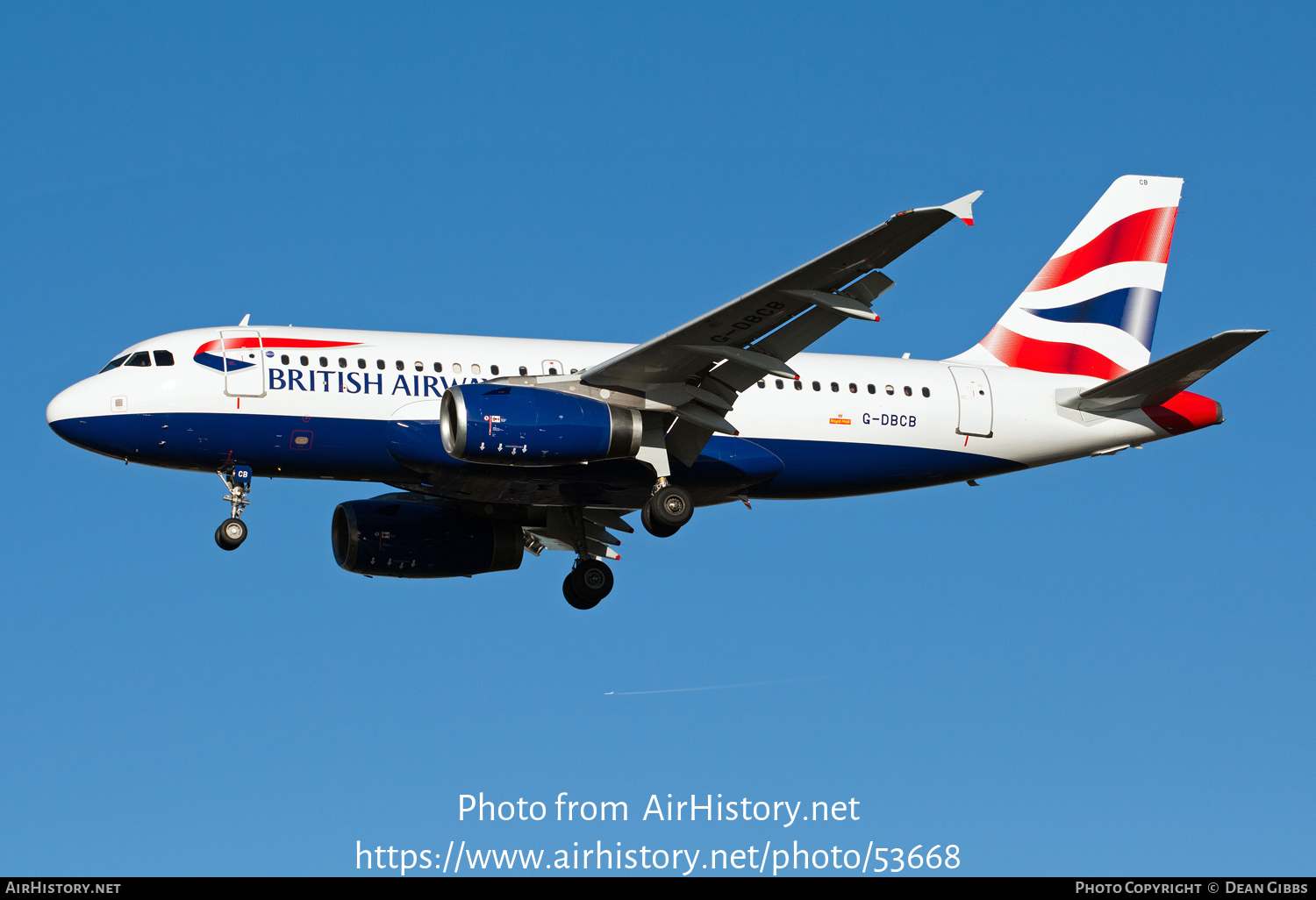 Aircraft Photo of G-DBCB | Airbus A319-131 | British Airways | AirHistory.net #53668