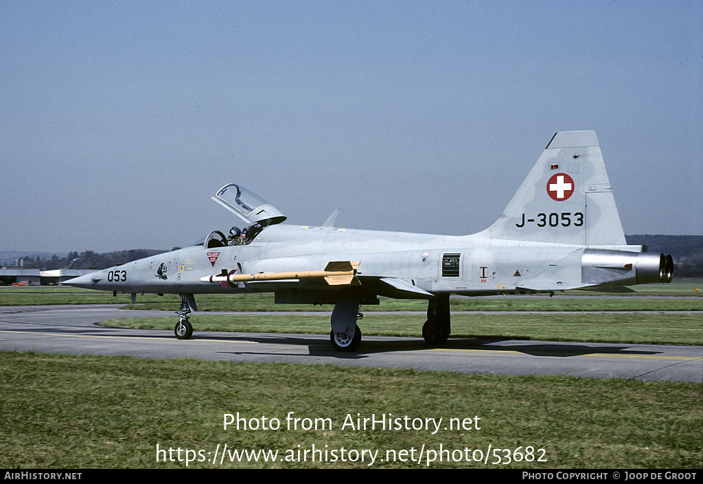 Aircraft Photo of J-3053 | Northrop F-5E Tiger II | Switzerland - Air Force | AirHistory.net #53682