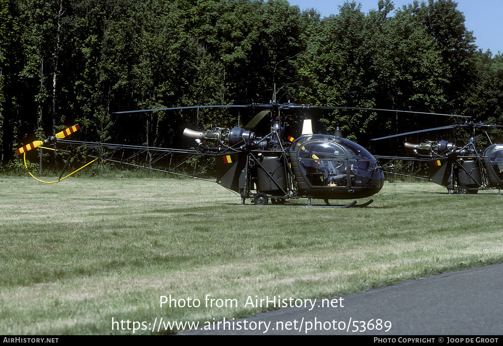 Aircraft Photo of A22 | Sud SA-318C Alouette II | Belgium - Army | AirHistory.net #53689