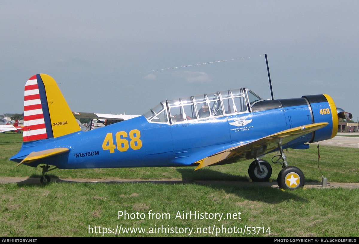 Aircraft Photo of N818DM / NX818DM / 242564 | Vultee BT-13A Valiant | Commemorative Air Force | USA - Air Force | AirHistory.net #53714