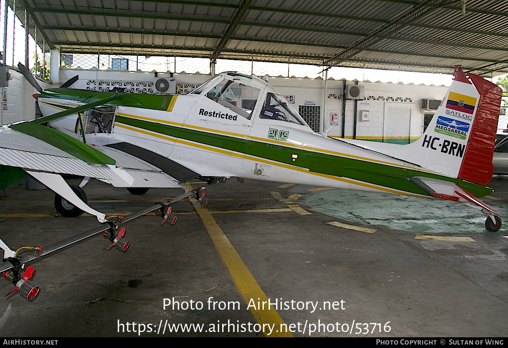 Aircraft Photo of HC-BRN | Cessna T188C Ag Husky | Megsareal | AirHistory.net #53716