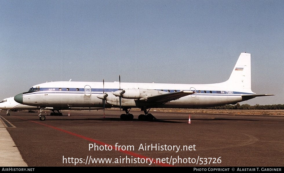 Aircraft Photo of RA-75851 | Ilyushin Il-18Gr | Elf Air | AirHistory.net #53726