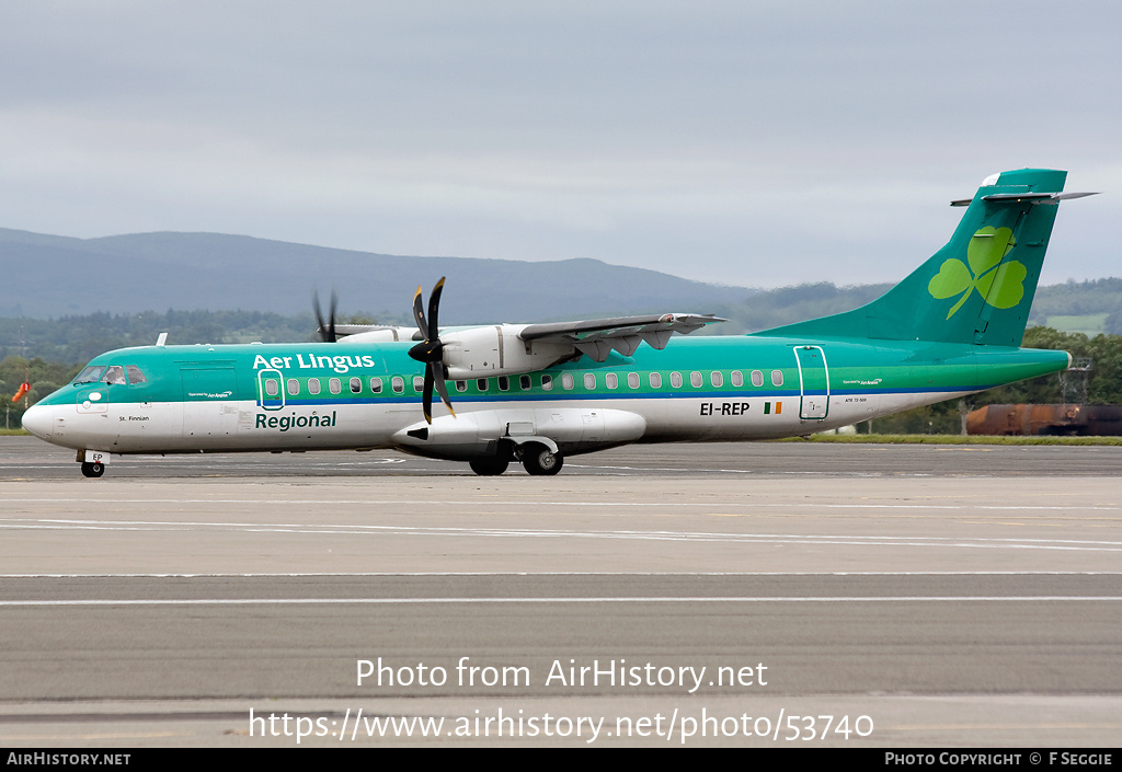 Aircraft Photo of EI-REP | ATR ATR-72-500 (ATR-72-212A) | Aer Lingus Regional | AirHistory.net #53740