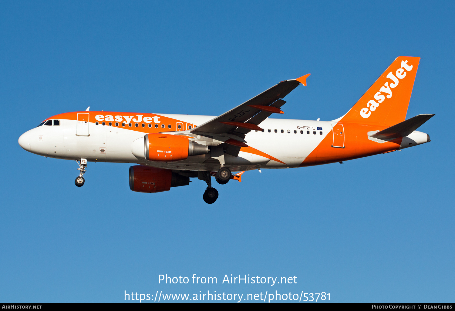 Aircraft Photo of G-EZFL | Airbus A319-111 | EasyJet | AirHistory.net #53781