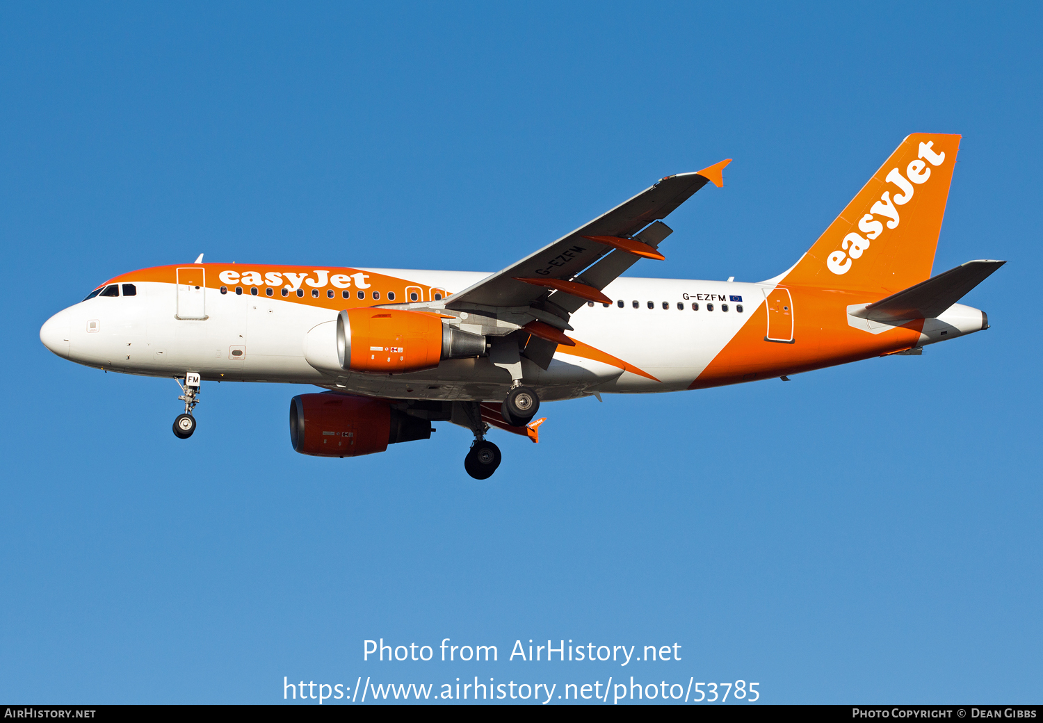 Aircraft Photo of G-EZFM | Airbus A319-111 | EasyJet | AirHistory.net #53785