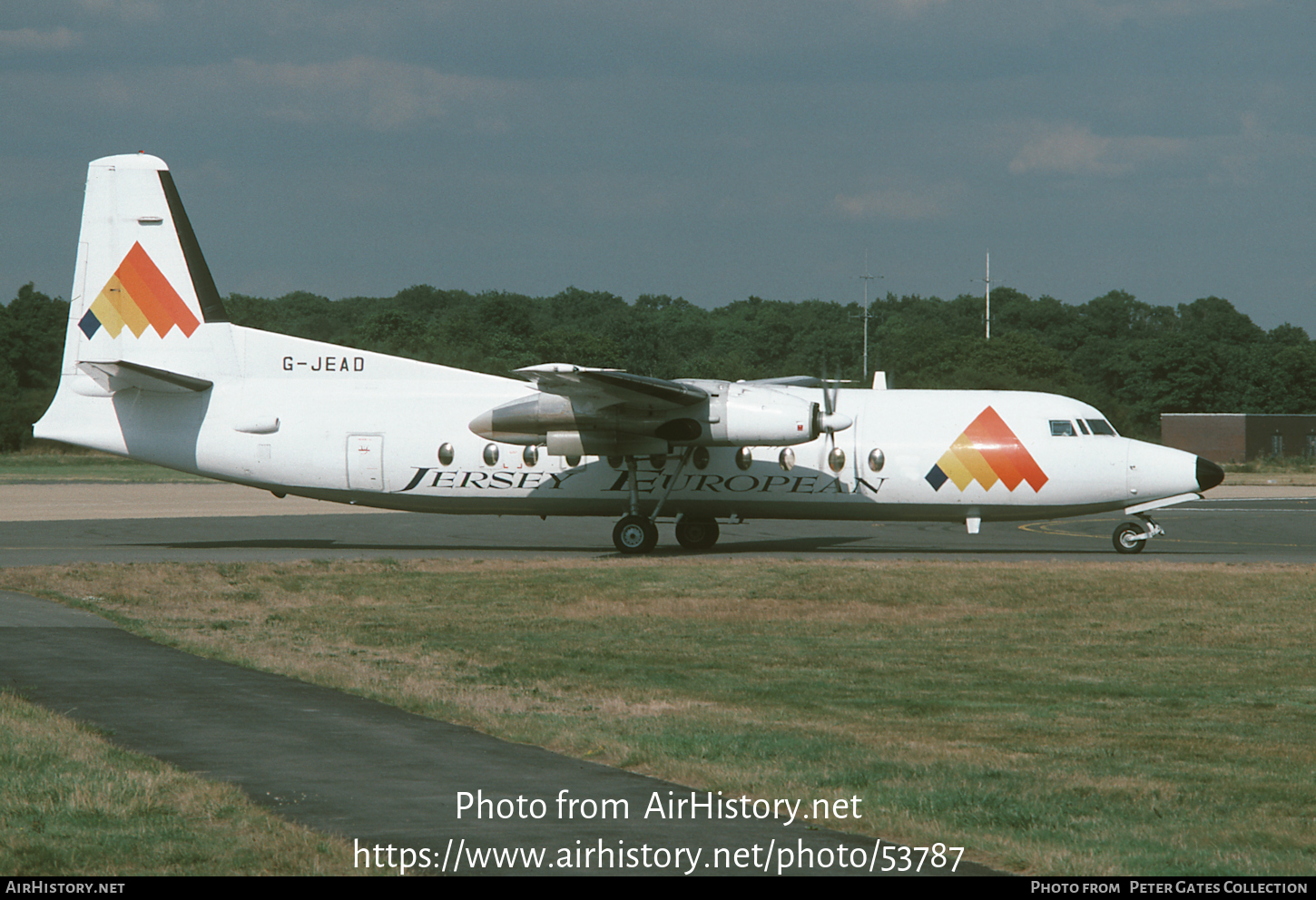 Aircraft Photo of G-JEAD | Fokker F27-500 Friendship | Jersey European Airways | AirHistory.net #53787