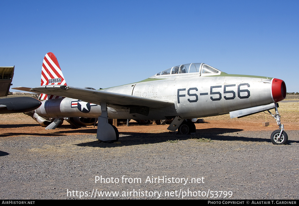 Aircraft Photo of 45-59556 / 559556 | Republic F-84B Thunderjet | USA ...