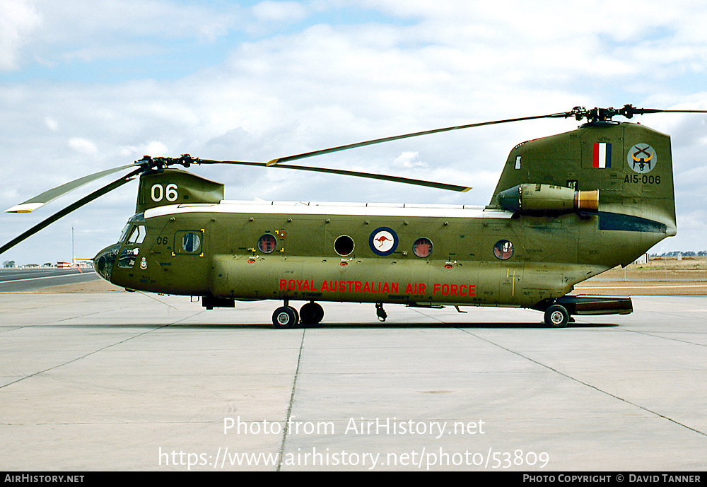 Aircraft Photo of A15-006 | Boeing Vertol CH-47C Chinook | Australia - Air Force | AirHistory.net #53809