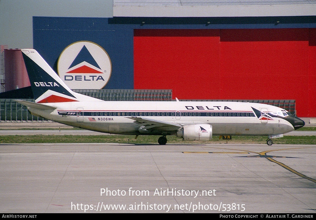 Aircraft Photo of N306WA | Boeing 737-347 | Delta Air Lines | AirHistory.net #53815