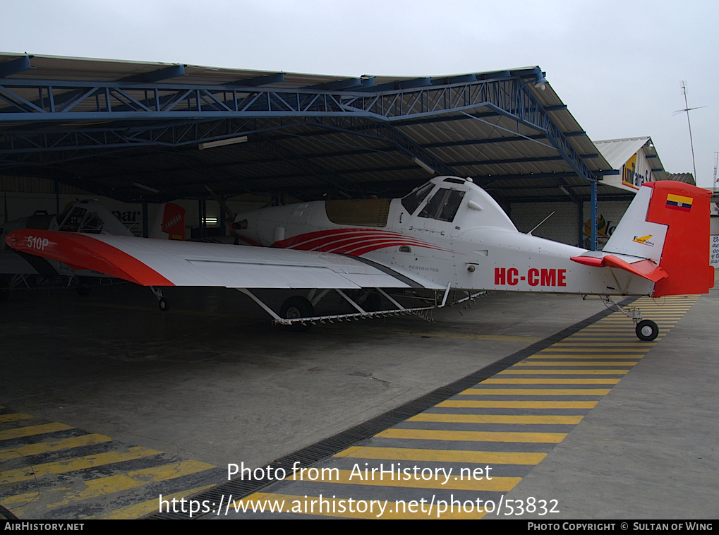 Aircraft Photo of HC-CME | Thrush S2R-T34 Thrush 510P | Fumipalma | AirHistory.net #53832