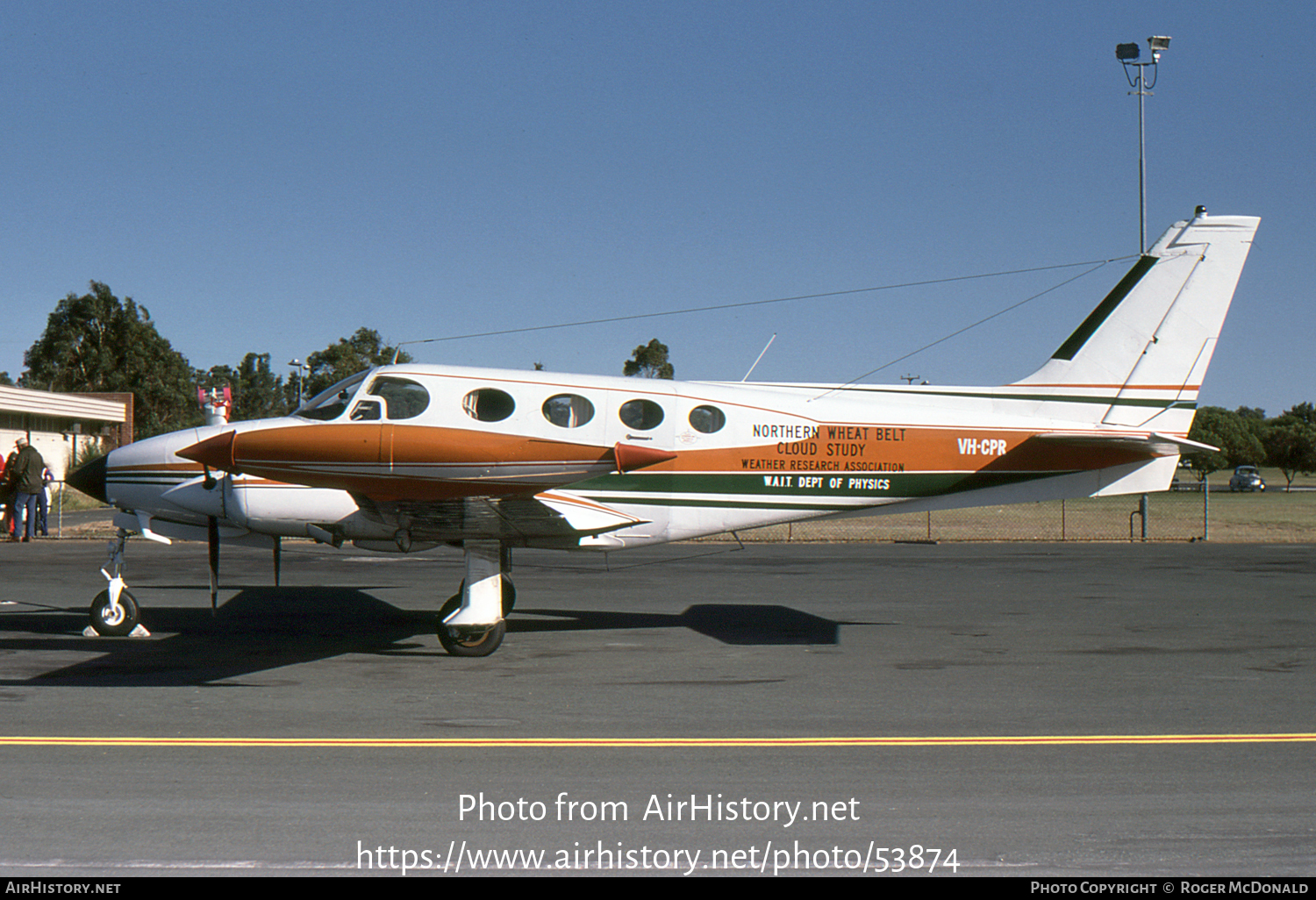 Aircraft Photo of VH-CPR | Cessna 340 | Weather Research Association | AirHistory.net #53874