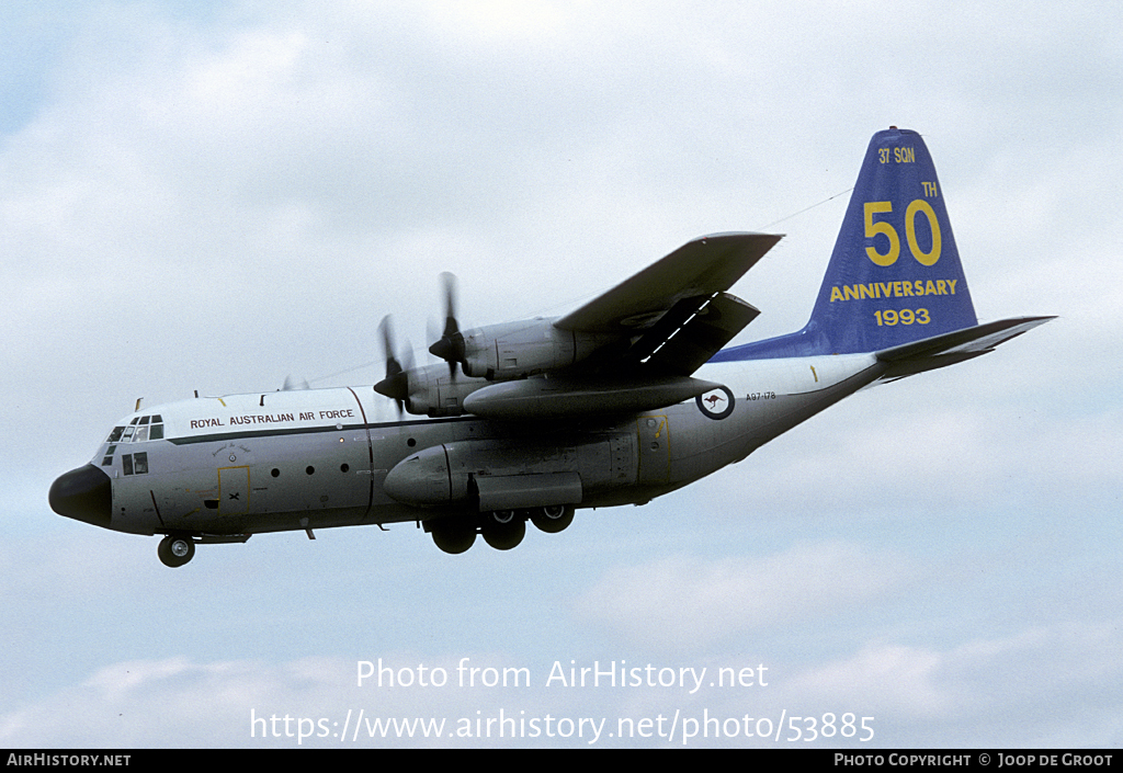 Aircraft Photo of A97-178 | Lockheed C-130E Hercules (L-382) | Australia - Air Force | AirHistory.net #53885