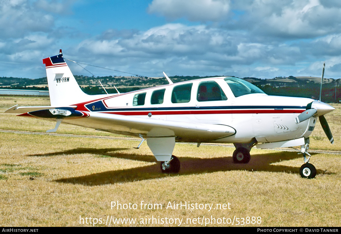 Aircraft Photo of VH-FRW | Beech A36 Bonanza 36 | AirHistory.net #53888