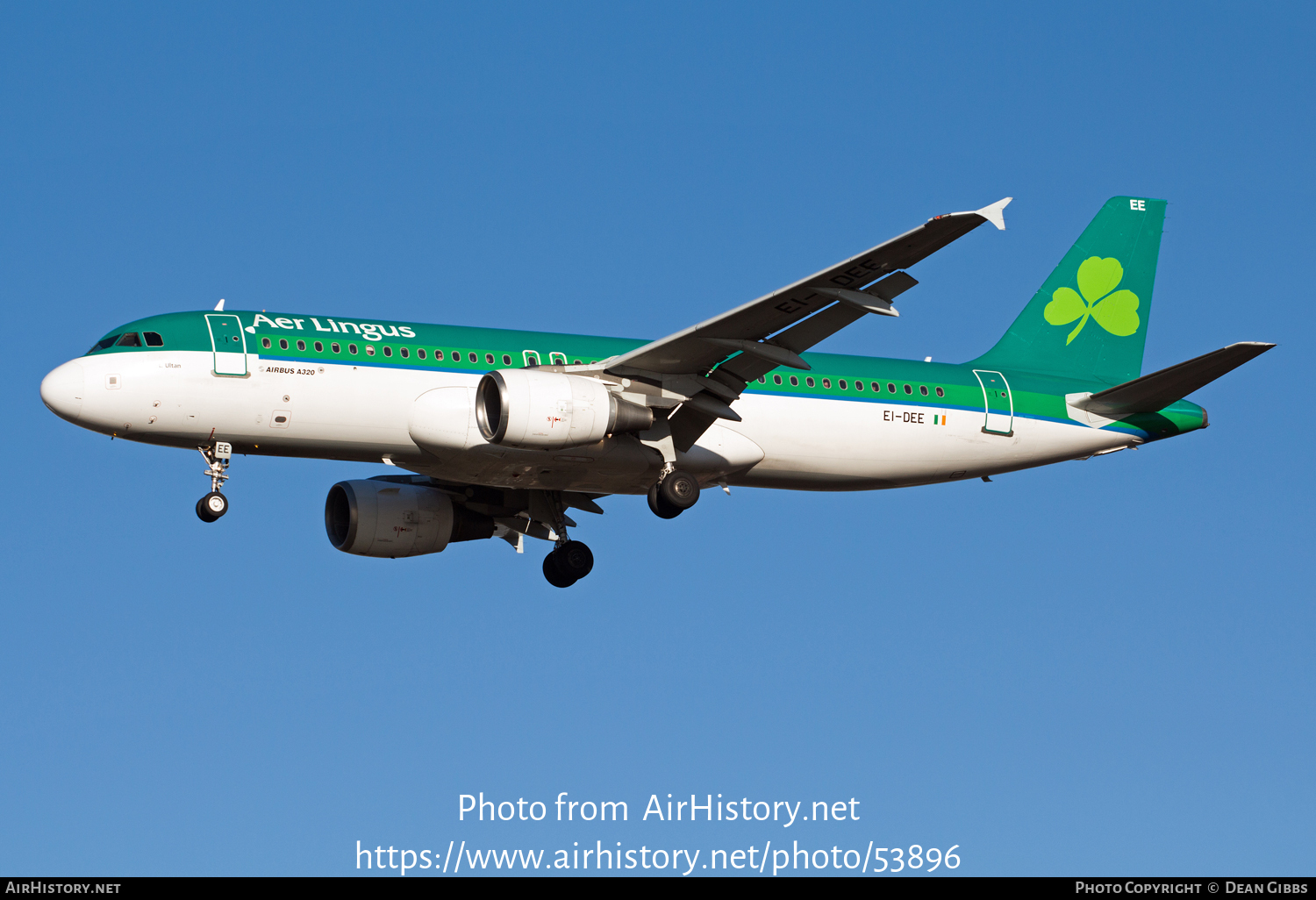 Aircraft Photo of EI-DEE | Airbus A320-214 | Aer Lingus | AirHistory.net #53896