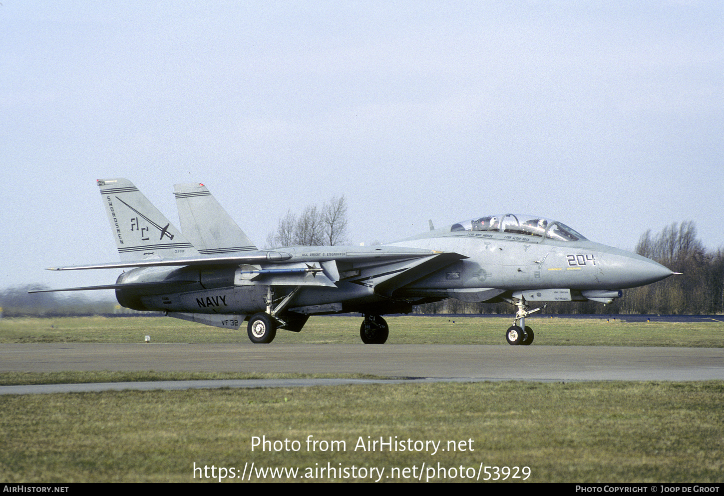 Aircraft Photo of 160406 | Grumman F-14A Tomcat | USA - Navy | AirHistory.net #53929