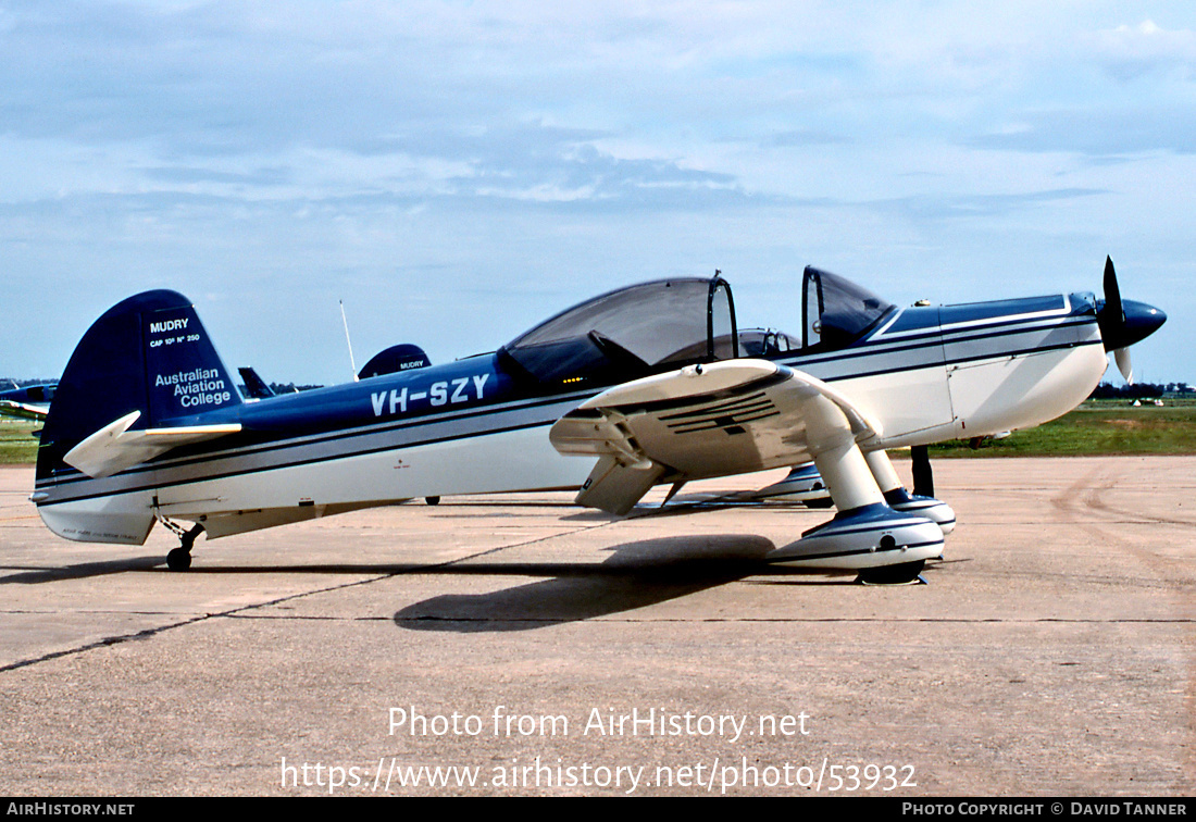 Aircraft Photo of VH-SZY | Mudry CAP-10B | Australian Aviation College | AirHistory.net #53932