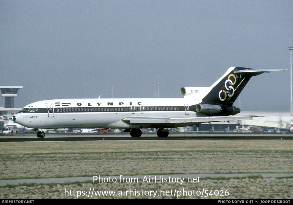 Aircraft Photo of SX-CBE | Boeing 727-284 | Olympic | AirHistory.net #54026