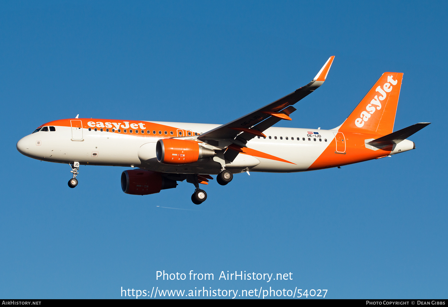 Aircraft Photo of OE-IJD | Airbus A320-214 | EasyJet | AirHistory.net #54027