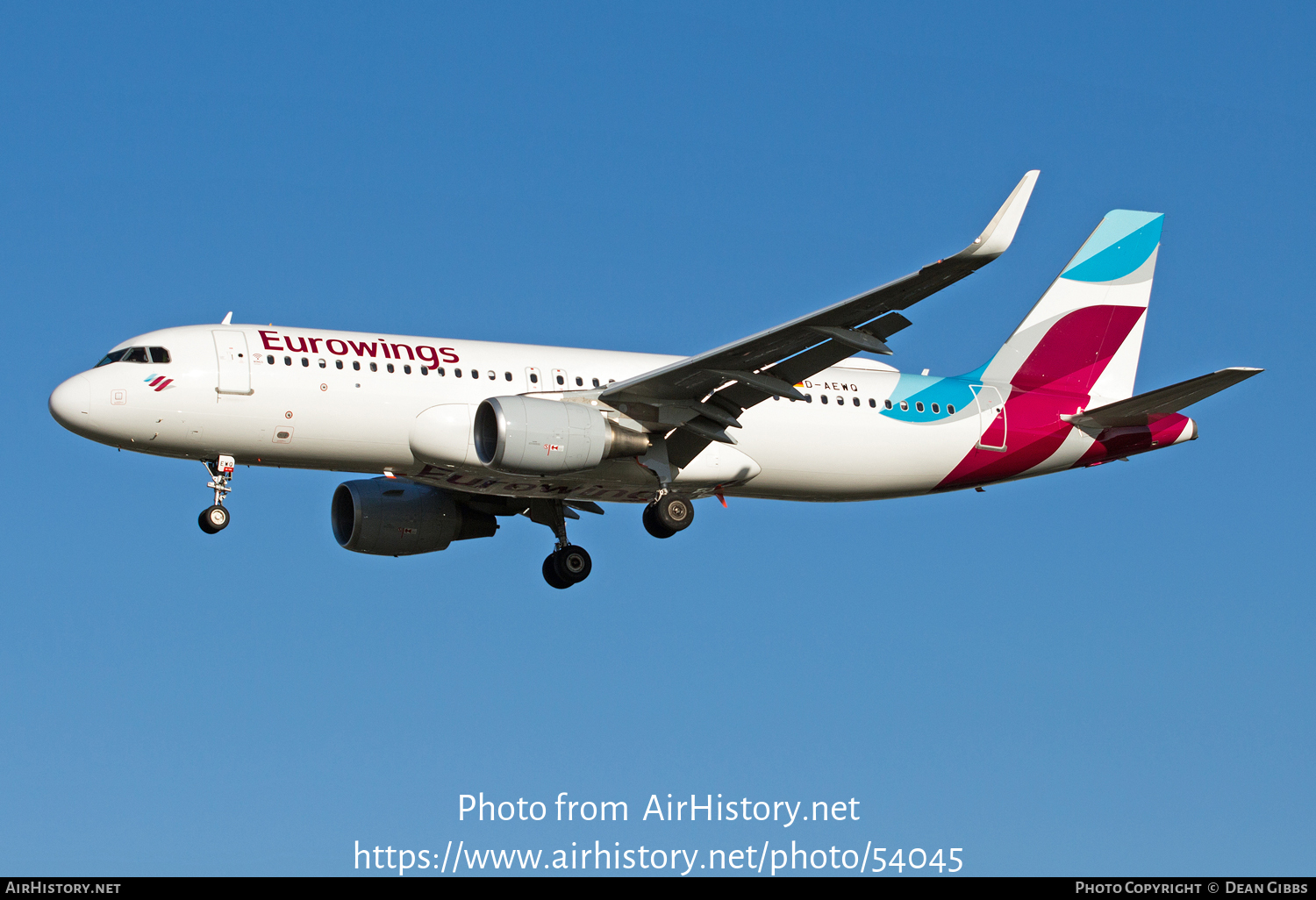 Aircraft Photo of D-AEWQ | Airbus A320-214 | Eurowings | AirHistory.net #54045