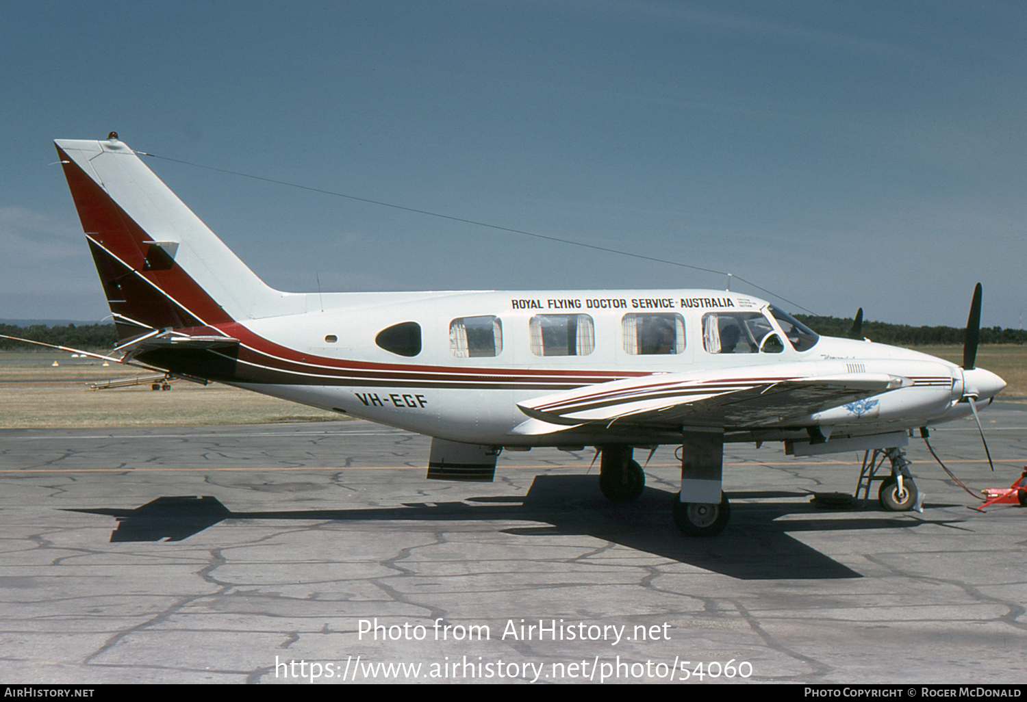 Aircraft Photo of VH-EGF | Piper PA-31-310 Navajo C | Royal Flying Doctor Service - RFDS | AirHistory.net #54060