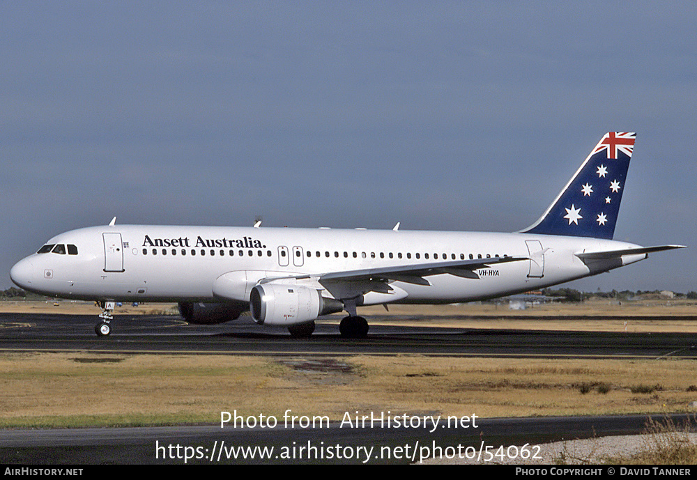 Aircraft Photo of VH-HYA | Airbus A320-211 | Ansett Australia | AirHistory.net #54062