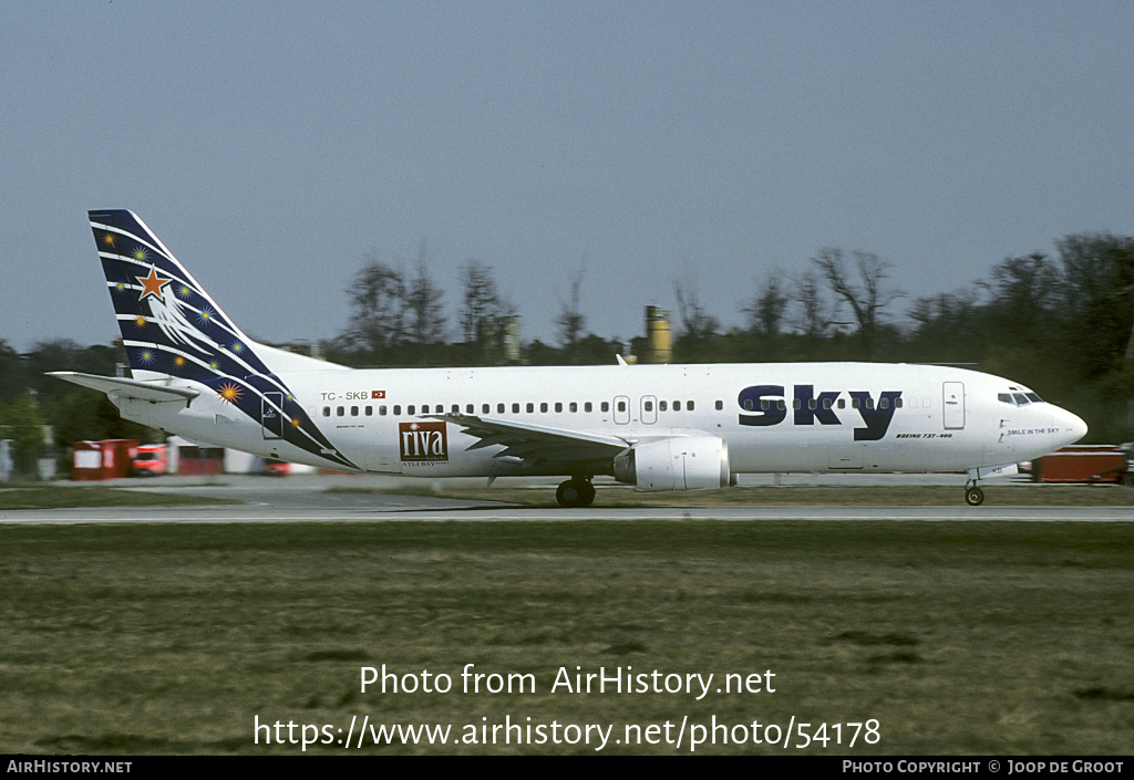 Aircraft Photo of TC-SKB | Boeing 737-430 | Sky Airlines | AirHistory.net #54178