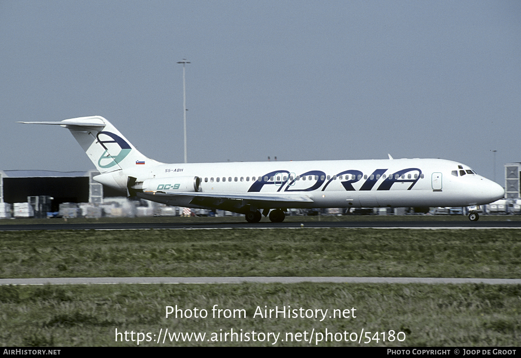 Aircraft Photo of S5-ABH | McDonnell Douglas DC-9-32 | Adria Airways | AirHistory.net #54180