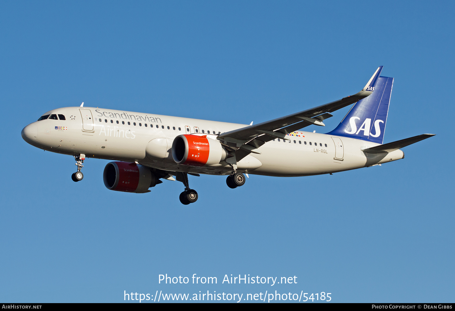 Aircraft Photo of LN-RGL | Airbus A320-251N | Scandinavian Airlines - SAS | AirHistory.net #54185