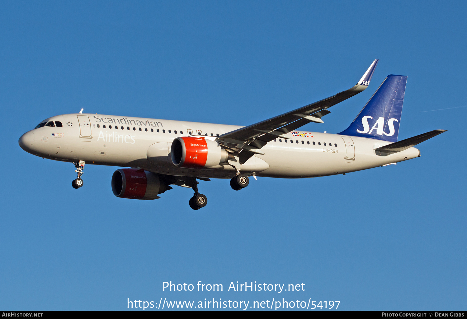 Aircraft Photo of LN-RGN | Airbus A320-251N | Scandinavian Airlines - SAS | AirHistory.net #54197