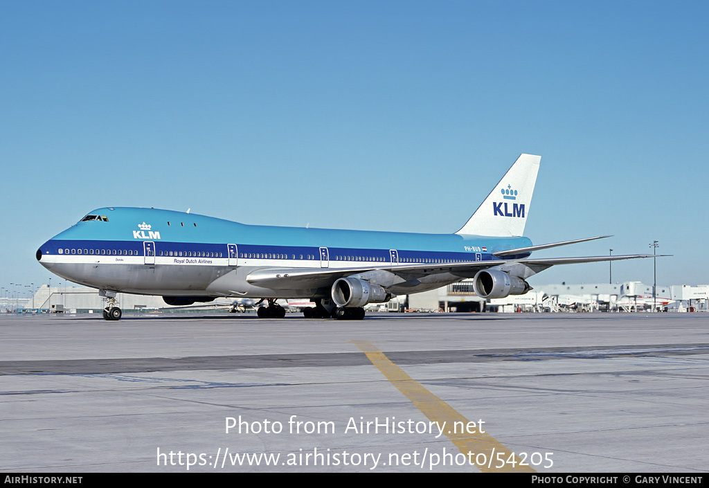 Aircraft Photo of PH-BUB | Boeing 747-206B | KLM - Royal Dutch Airlines | AirHistory.net #54205