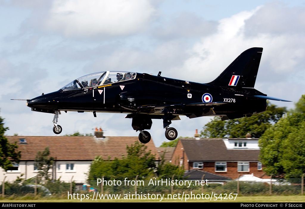 Aircraft Photo of XX278 | British Aerospace Hawk T1A | UK - Air Force | AirHistory.net #54267