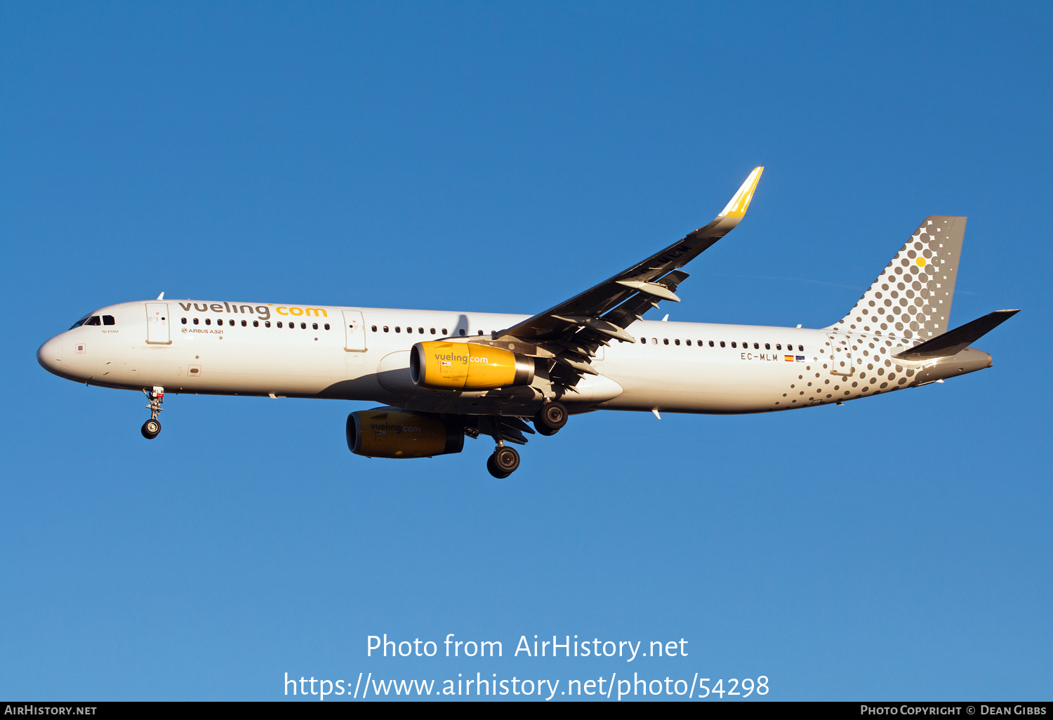 Aircraft Photo of EC-MLM | Airbus A321-231 | Vueling Airlines | AirHistory.net #54298