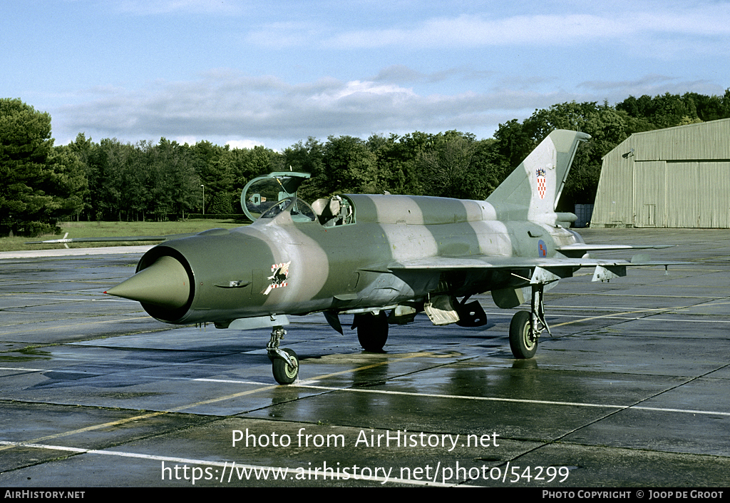 Aircraft Photo of 110 | Mikoyan-Gurevich MiG-21bis | Croatia - Air Force | AirHistory.net #54299