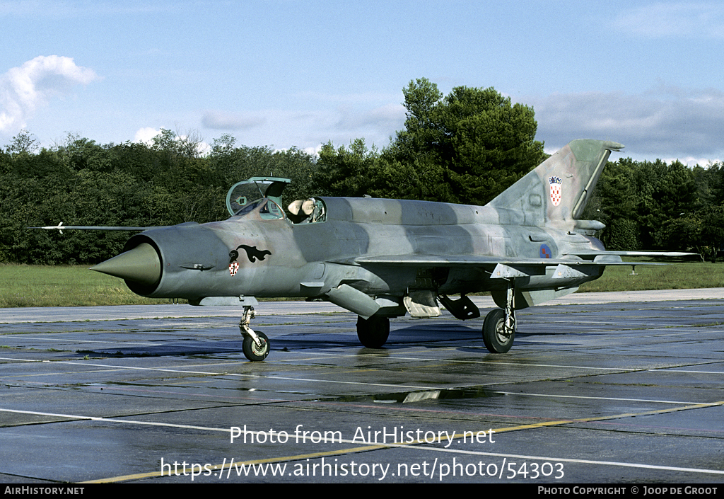 Aircraft Photo of 122 | Mikoyan-Gurevich MiG-21bis | Croatia - Air Force | AirHistory.net #54303