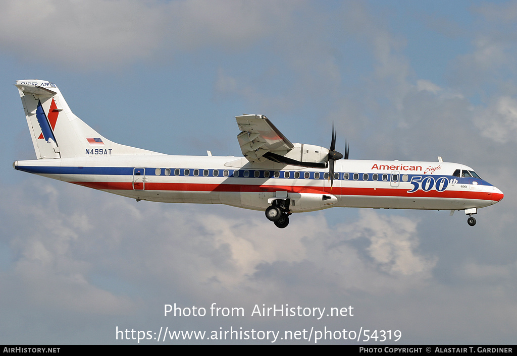 Aircraft Photo of N499AT | ATR ATR-72-500 (ATR-72-212A) | American Eagle | AirHistory.net #54319