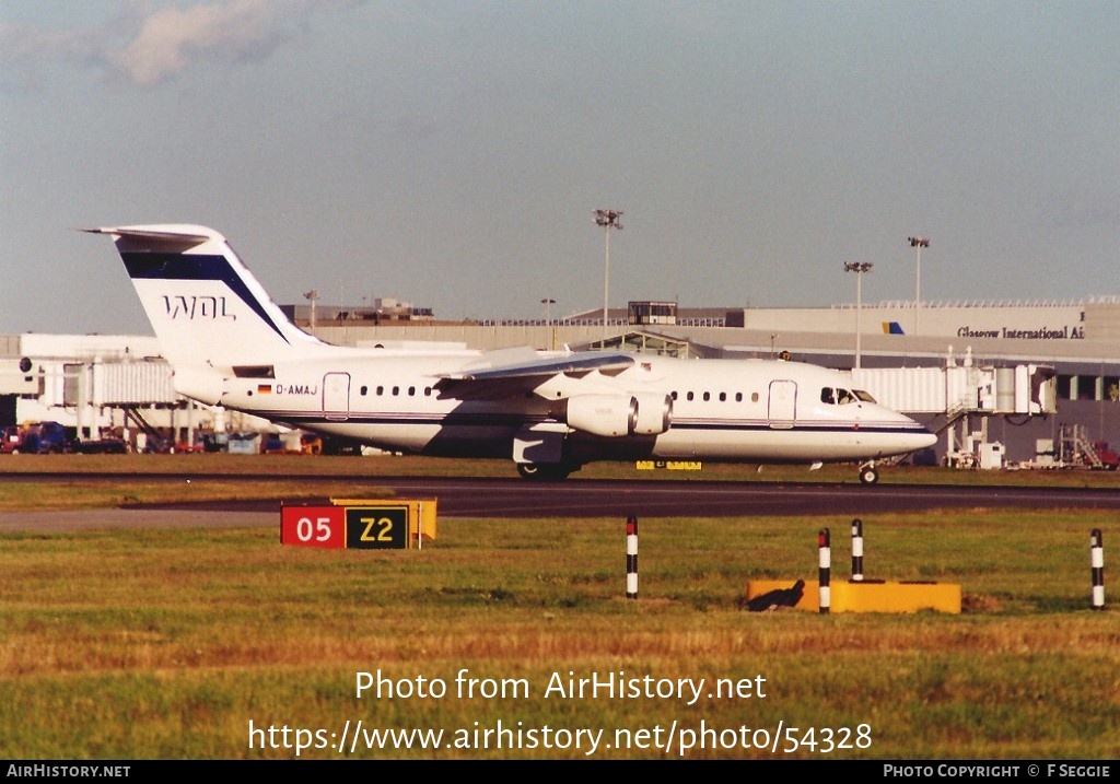 Aircraft Photo of D-AMAJ | British Aerospace BAe-146-200A | WDL Aviation | AirHistory.net #54328