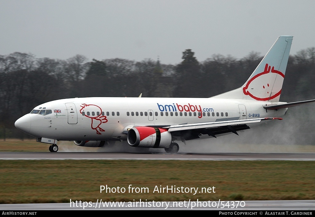 Aircraft Photo of G-BVKB | Boeing 737-59D | Bmibaby | AirHistory.net #54370