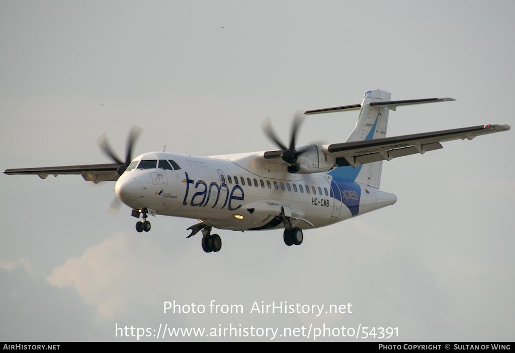 Aircraft Photo of HC-CMB | ATR ATR-42-500 | TAME Xpress | AirHistory.net #54391