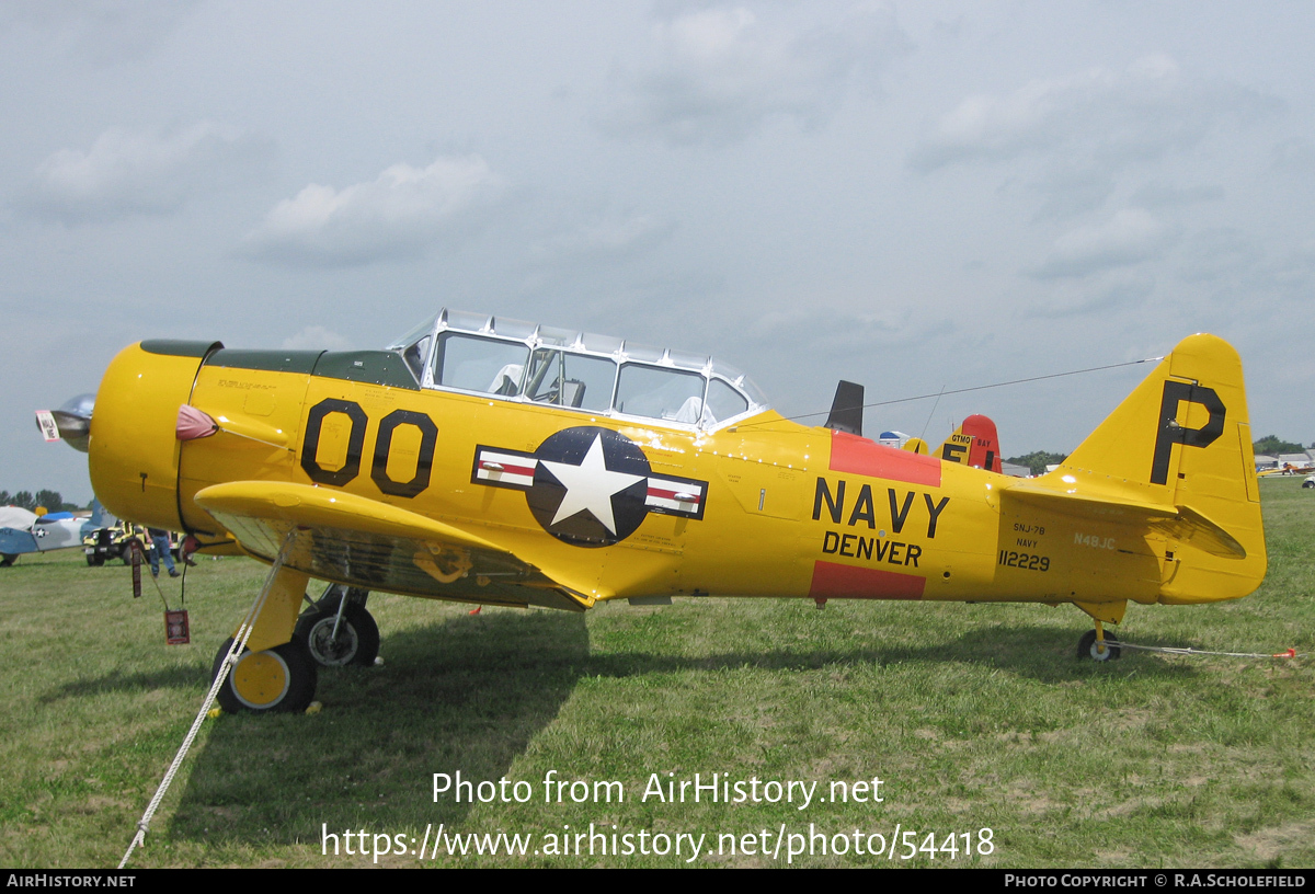 Aircraft Photo of N48JC / 112229 | North American T-6G Texan | USA - Navy | AirHistory.net #54418