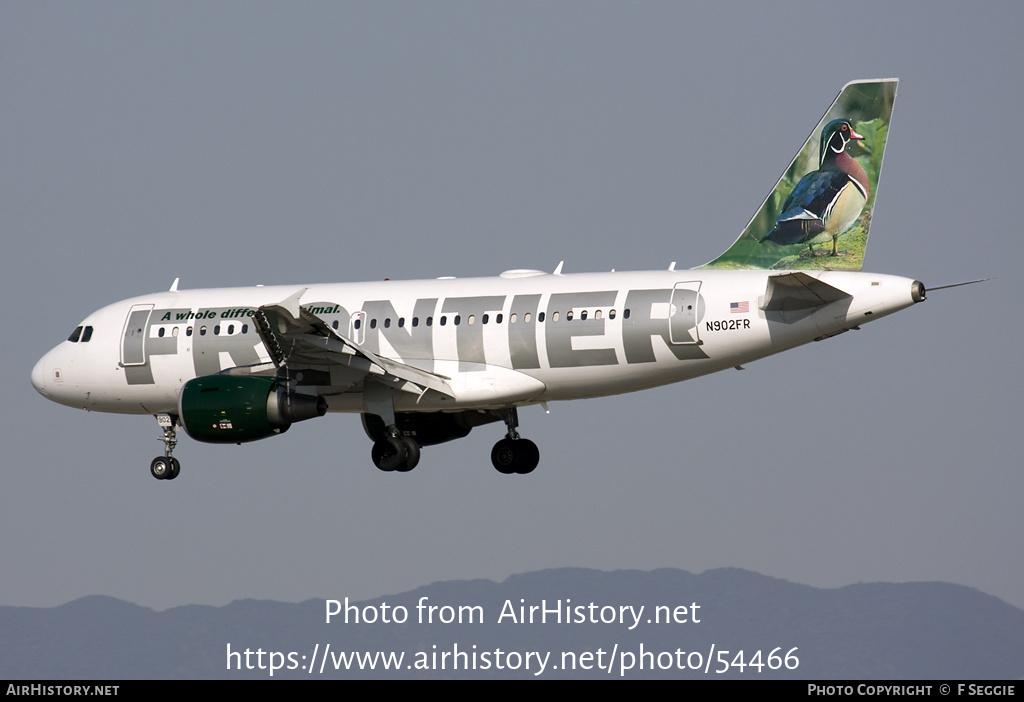 Aircraft Photo of N902FR | Airbus A319-111 | Frontier Airlines | AirHistory.net #54466