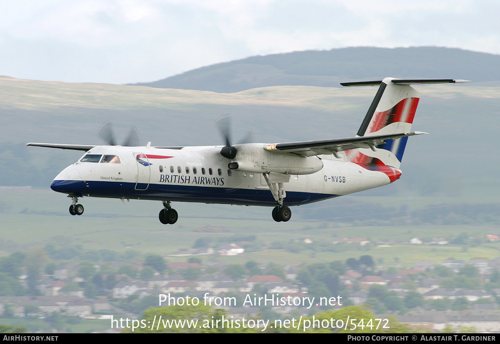 Aircraft Photo of G-NVSB | Bombardier DHC-8-311Q Dash 8 | British Airways | AirHistory.net #54472