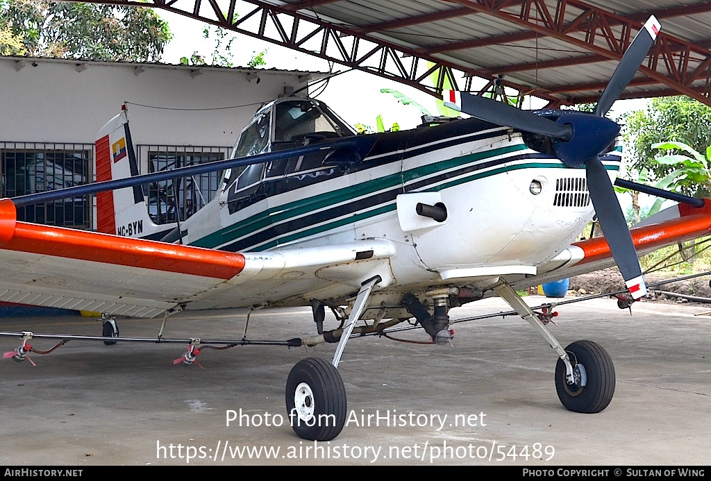 Aircraft Photo of HC-BYN | Cessna T188C Ag Husky | Aerovic | AirHistory.net #54489