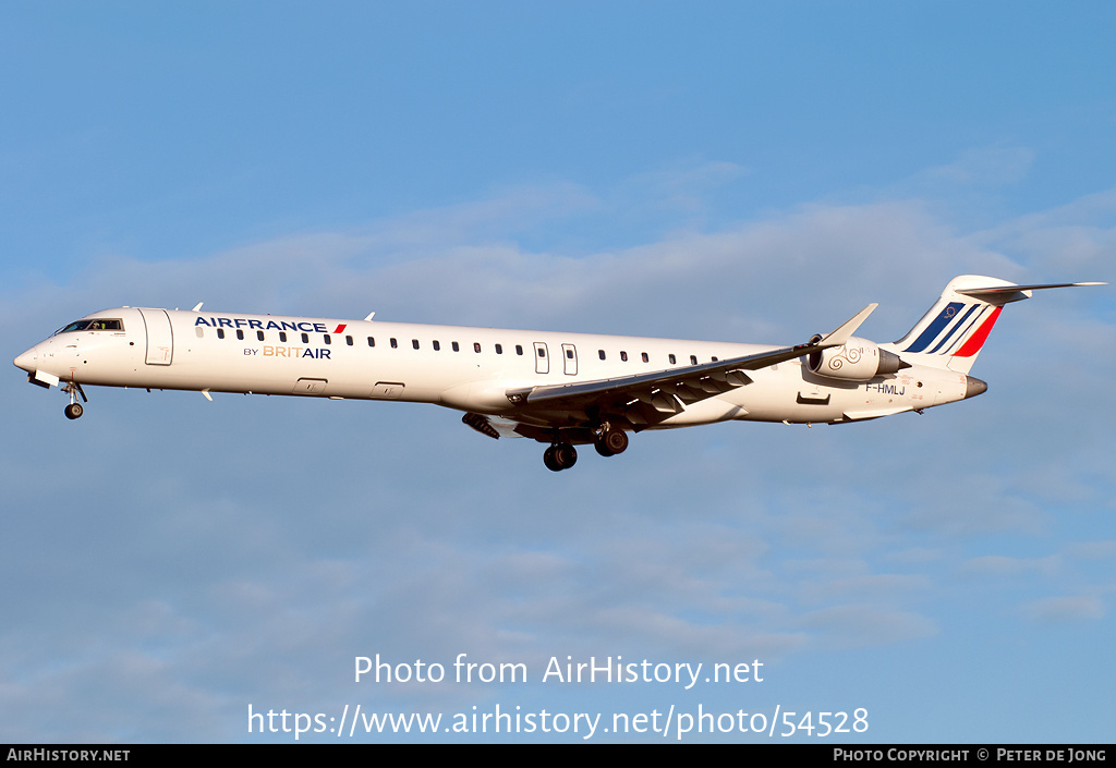 Aircraft Photo of F-HMLJ | Bombardier CRJ-1000EL NG (CL-600-2E25) | Air France | AirHistory.net #54528