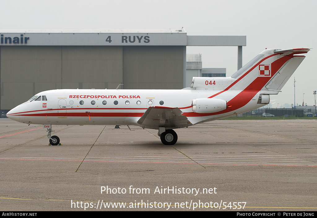 Aircraft Photo of 044 | Yakovlev Yak-40 | Poland - Air Force | AirHistory.net #54557