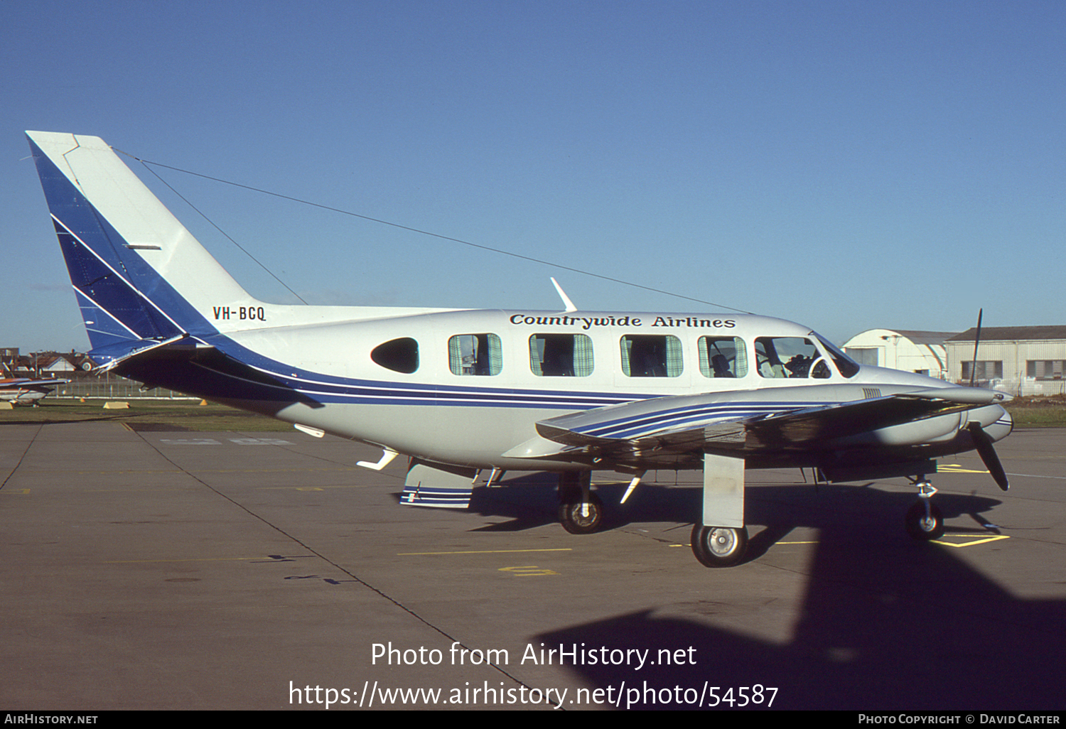 Aircraft Photo of VH-BCQ | Piper PA-31-350 Navajo Chieftain | Countrywide Airlines | AirHistory.net #54587