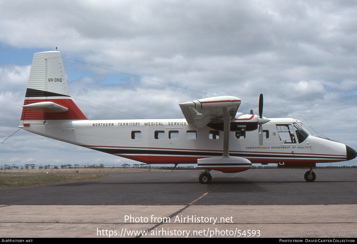 Aircraft Photo of VH-DHQ | GAF N-24A Nomad | Northern Territory Medical Service | AirHistory.net #54593