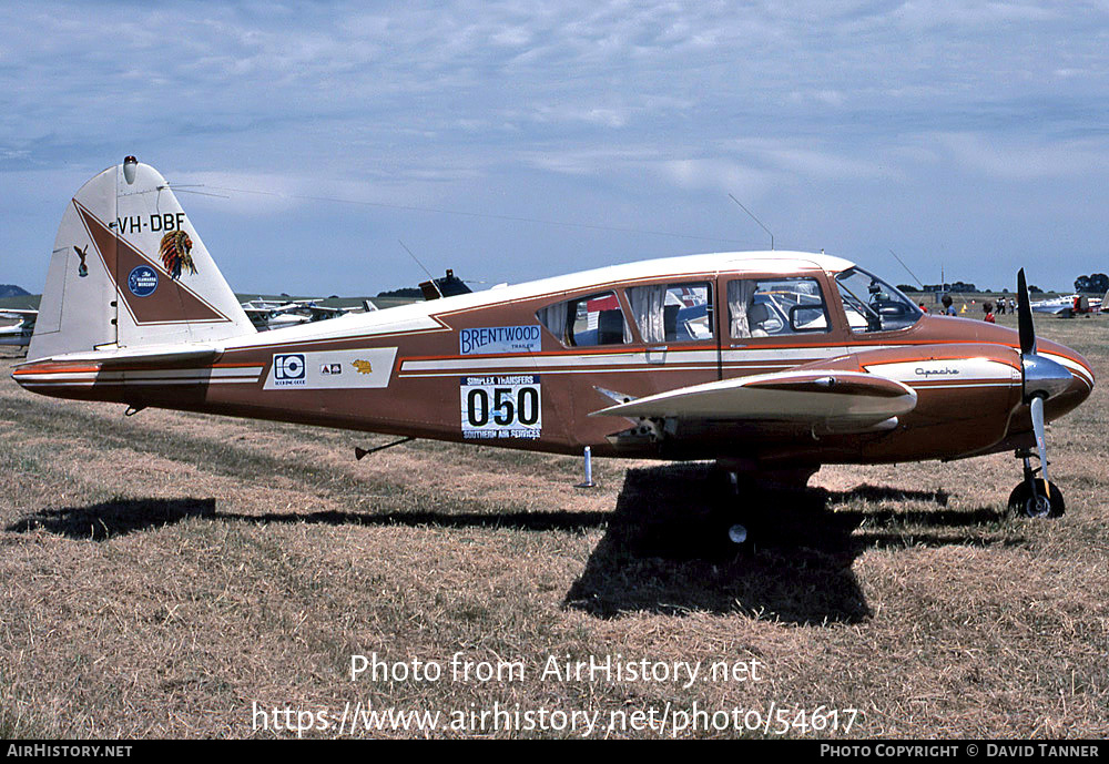 Aircraft Photo of VH-DBF | Piper PA-23-160 Apache G | AirHistory.net #54617