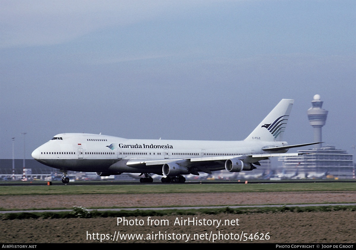Aircraft Photo of C-FDJC | Boeing 747-1D1 | Garuda Indonesia | AirHistory.net #54626