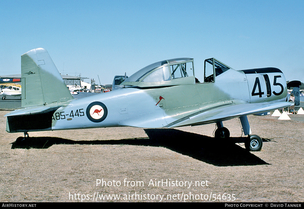 Aircraft Photo of VH-JJG / A85-445 | Commonwealth CA-25 Winjeel | Australia - Air Force | AirHistory.net #54635